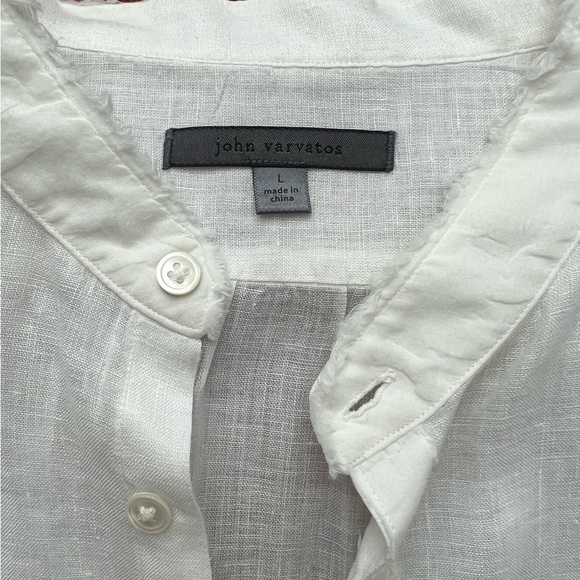 John Varvatos Linen Shirt - Picture 2 of 5
